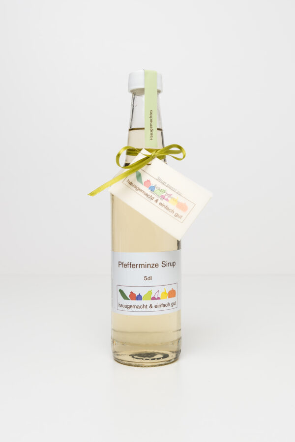 Pfefferminze Sirup