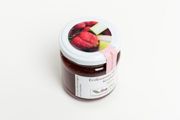 Erdbeeren/Rhabarber Konfitüre