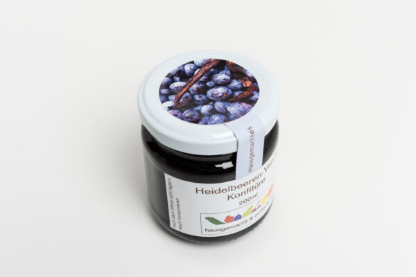 Heidelbeeren-Vanille Konfitüre